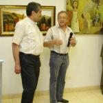 El dos de Julio, de la mano del artista pintor Abdul Kader Al Khalil se inauguró en la Sala Cultural del Centro Cultural Arabe S