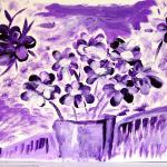 Pinceles en lilas