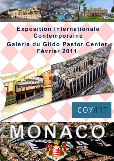 Cartel  Exposición en Monaco