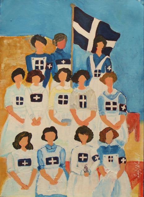 Enfermeras de La Cruz Blanca Constitucionalistas 1914