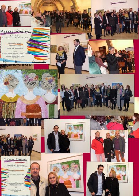 Collage fotografico de recuerdo de la exposición 2015