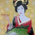 Oirán II de Yoshiwara II de mi serie JAPONISMO