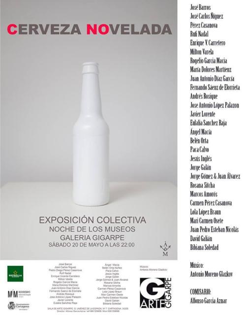Gigarpe Galería de Arte, se inaugura la exposición colectiva CERVEZA NOVELADA